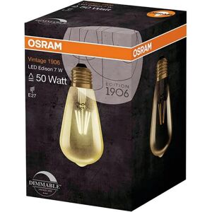 Osram Lampadina LED, E27 goccia, ambrato, luce calda, 2.8W= 725LM (equiv 55 W), 300° dimmerabile,