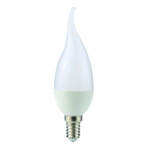 Intec Lampadina LED, E14 colpo di vento, opaco, luce calda, 8W= 640LM (equiv 37 W), 160° ,