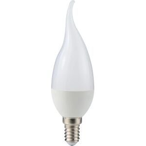 Intec Lampadina LED, E14 colpo di vento, opaco, luce naturale, 8W= 640LM (equiv 37 W), 160° ,