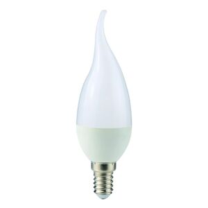 Intec Lampadina LED, E14 colpo di vento, opaco, luce fredda, 8W= 640LM (equiv 37 W), 160° ,