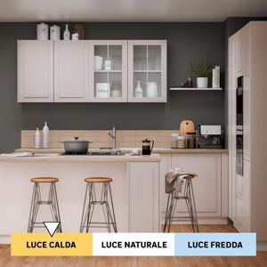 Intec Lampadina LED, E14 capsula, opaco, luce calda, 6W= 480LM (equiv 65 W), 160° dimmerabile,