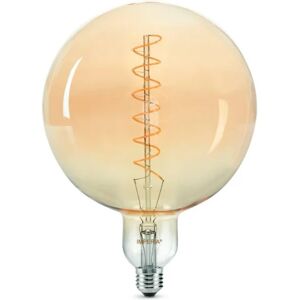 Imperia Lampadina Maxisfera, LED, E27 sferico, ambrato, luce calda, 6W= 390LM (equiv 6 W), 360° ,