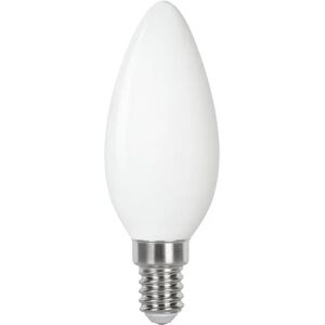 LEXMAN Lampadina LED, E14 oliva, smerigliato, luce naturale, 40W= 470LM (equiv 40 W), 330° ,