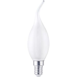 LEXMAN Lampadina LED, E14 colpo di vento, smerigliato, luce naturale, 3.4W= 470LM (equiv 40 W), 330° ,