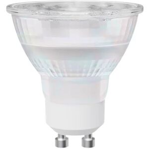 LEXMAN Lampadina LED, GU10 faretto, trasparente, luce calda, 5.2W= 600LM (equiv 80 W), 100° dimmerabile,