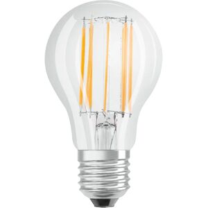 Osram Lampadina LED, E27 goccia, trasparente, luce calda, 11W= 1521LM (equiv 100 W), 300° dimmerabile,