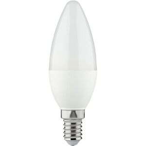 Leroy Merlin Lampadina LED, E14 oliva, trasparente, luce calda, 4.9W= 470LM (equiv 40 W), 240°