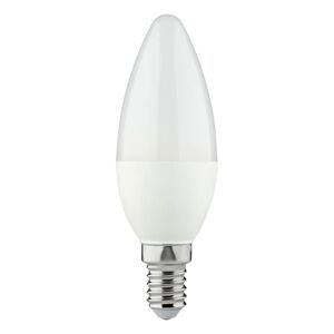 Leroy Merlin Lampadina LED, E14 oliva, trasparente, luce naturale, 4.9W= 470LM (equiv 40 W), 240°