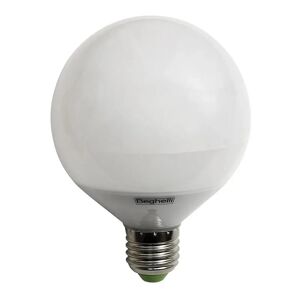 Beghelli Set da 5 lampadine LED, E27 globo, opaco, luce fredda, 16W= 1600LM (equiv 16 W), 270° ,