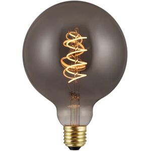 On Lampadina Twist, LED, E27 globo, fumé, luce calda, 4W= 120LM (equiv 4 W), 360° dimmerabile,