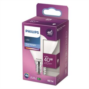 Philips Led Sfera Vetro 40w E14 6500k Non Dim-white