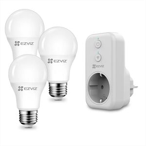 HINNOVATION Kit Di 3 Lampadine Smart Ezviz Lb1 Bianco, E27-white