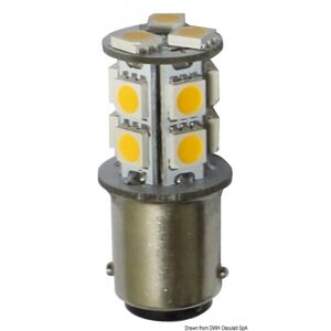 Osculati Lampadina LED SMD zoccolo BA15D per faretti Lampadina LED 12/24 V BA15D 2 W 140 lm