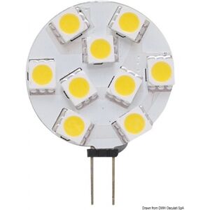 Osculati Lampadina LED SMD zoccolo G4 Lampadina LED SMD G4 12/24 V attacco laterale