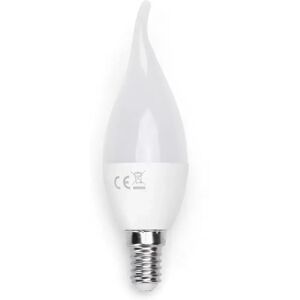 Lampadina Led E14 CL37 a colpo di vento 3W Bianco freddo 6400K Aigostar