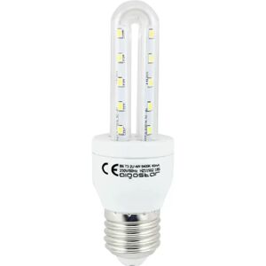 Lampadina Led E27 a tubo a U 4W Bianco freddo 6400K Aigostar