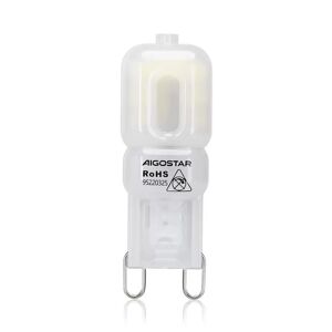 Lampadina Led G9 a Capsula 2W SMD opaca Bianco freddo 6500K Aigostar