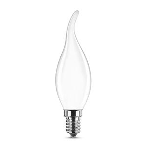 Lampadina Led Opaca a Filamento E14 CL35 a colpo di vento 4W Bianco neutro 4000K Novaline