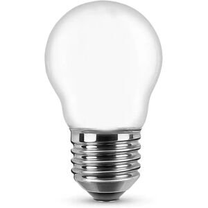 Lampadina Led Opaca a Filamento E27 G45 a sfera 6W Bianco freddo 6500K Novaline