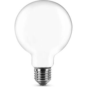 Lampadina Led Opaca a Filamento E27 G95 a globo 8W Bianco freddo 6500K Novaline