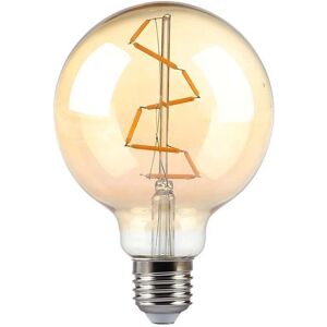 V-Tac Vt-2024 Lampadina Globo Led Lampada Filamento Vintage Ambrato 4w E27 G95 Luce Calda 2200k Sku 217146