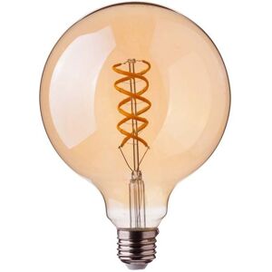 V-Tac Vt-2075 Lampadina Led Globo E27 4.8w G95 Filamento Intrecciato Effetto Vintage Vetro Ambrato Luce 1800k - 217217