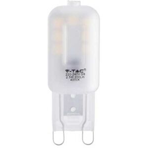 V-Tac Vt-203 Lampadina Led G9 Chip Samsung Smd Faretto 2,2w Bianco Caldo 3000k - Sku 20478