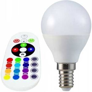 V-Tac Smart Vt-2234 Lampadina Led Smd 3.5w E14 P45 Rgb+w Bianco Naturale 4000k Con Telecomando - Sku 2776