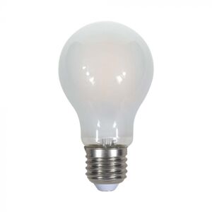 V-tac Vt-1938 Lampadina Led E27 8w 100lm/w A67 Filamento Vetro Satinato 2700k - Sku 4483