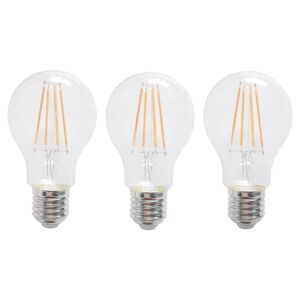 Vivida International 3 LAMPADINE VIVIDA LED FILAMENTO GOCCIA E27 9W=88W 1300 lumen 4000K LUCE BIANCA Ø60x105 mm