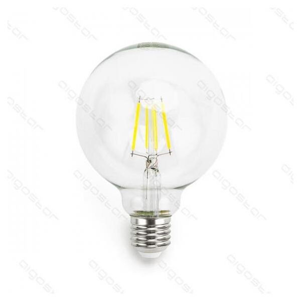 aigostar lampadina led filamento g95 4w attacco e27 450 lumen 6500k luce fredda d95h135mm angolo 360 gradi equivale a 39w incadescenza
