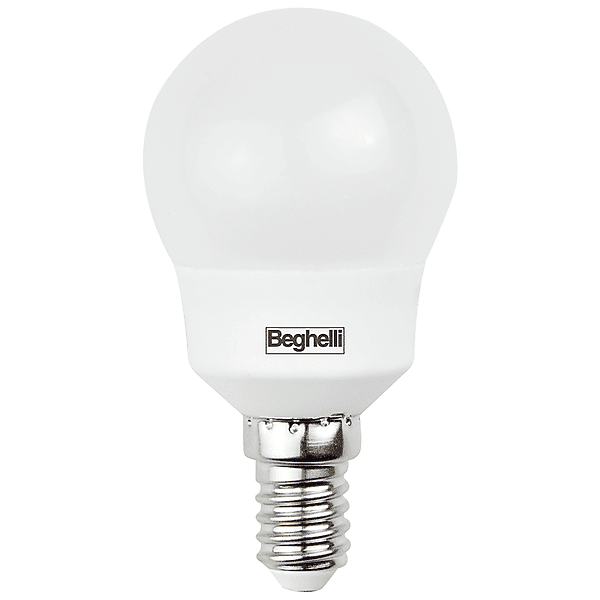 beghelli lampadina led  superled sfera 7we14 3k