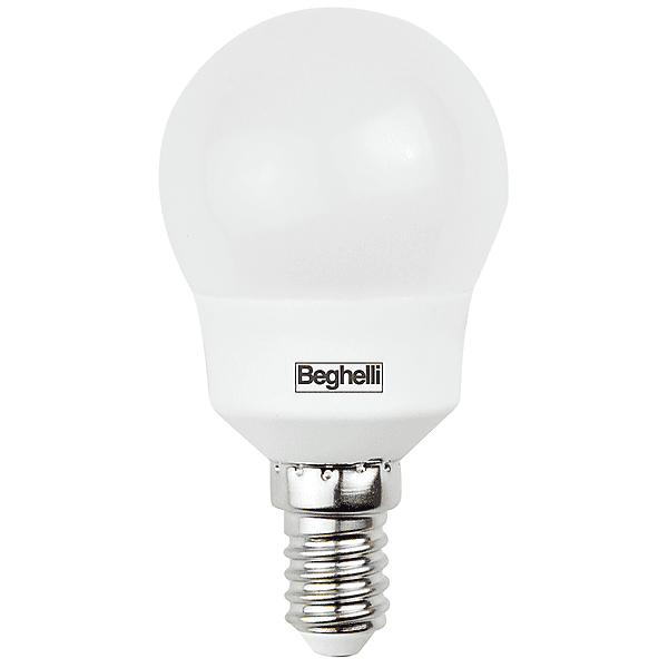 beghelli lampadina led  superled sfera 7we14 6.5k