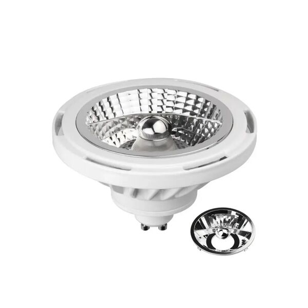 ar111 led gu10 16w luce calda 3000k 1120 lumen fascio regolabile