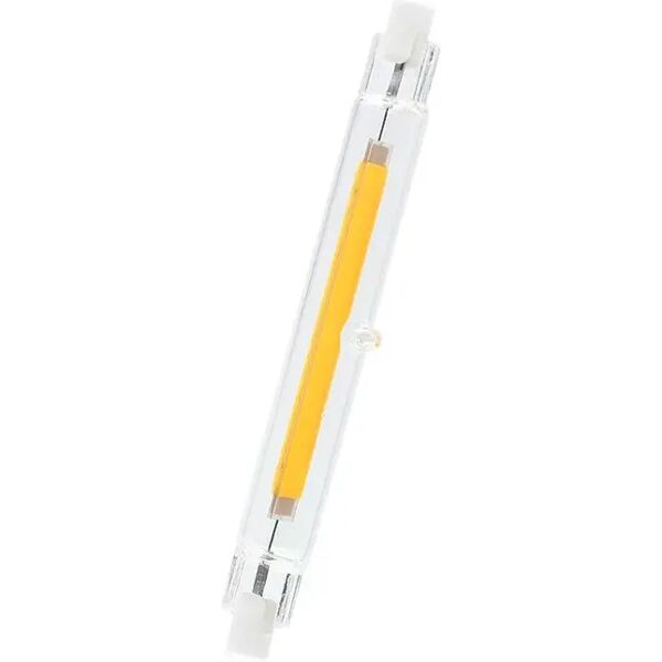 lampada led r7s 11w 118mm tutta vetro trasparente cob 11w luce calda a filamento