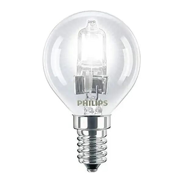 lampadina alogena sfera philips e14 28w resa 35w dimmerabile