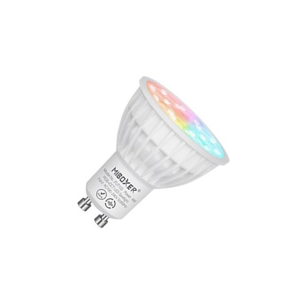 mi-light faretto led gu10 4w rgb+cct dimmerabile