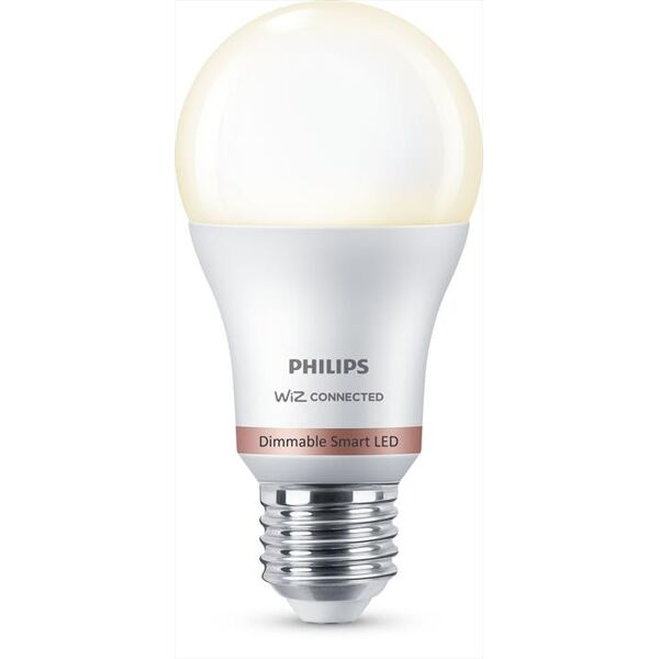 philips smart led lampadina dim smerigliata 60w e27 pack 2-luce bianca dimmerable