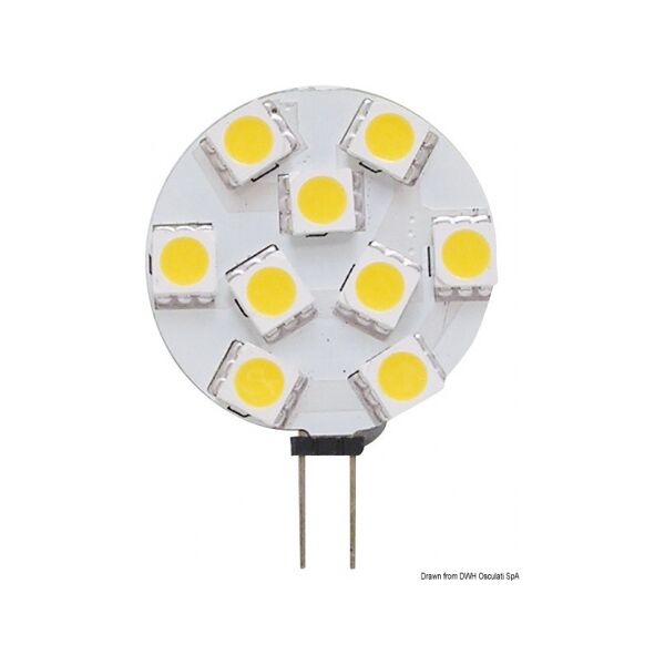 osculati lampadina led smd zoccolo g4 lampadina led smd g4 12/24 v attacco laterale