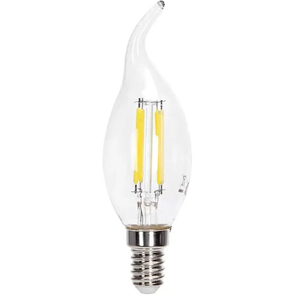 lampadina led a filamento e14 cl35 a colpo di vento 4w bianco freddo 6500k aigostar