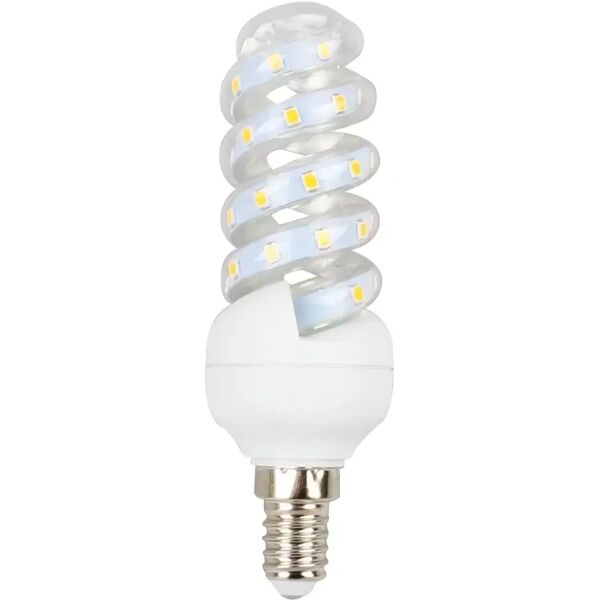 lampadina led e14 a tubo a spirale 7w bianco caldo 3000k aigostar