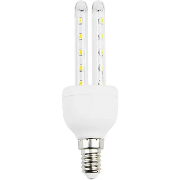 lampadina led e14 a tubo a u 4w bianco caldo 3000k aigostar