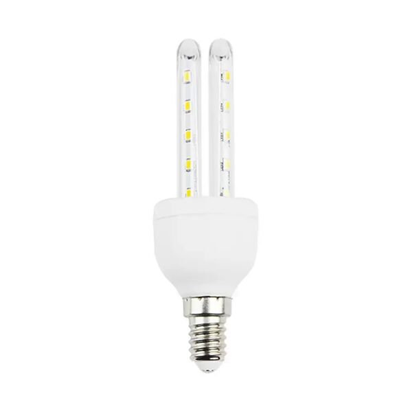 lampadina led e14 a tubo a u 8w bianco caldo 3000k aigostar