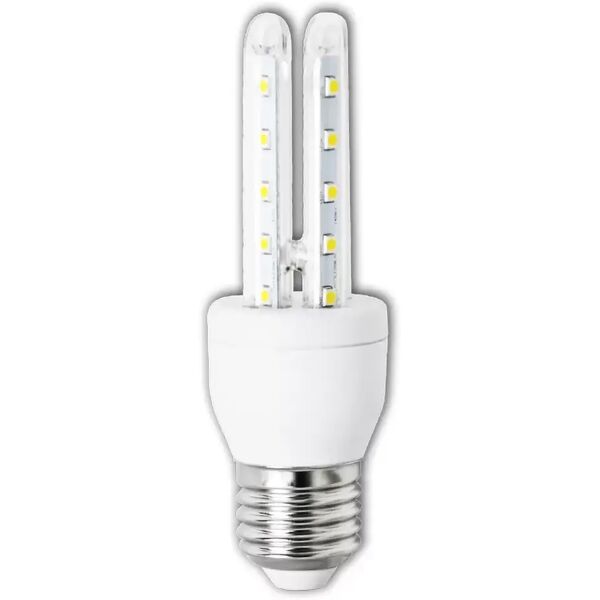 lampadina led e27 a tubo a u 6w bianco freddo 6400k aigostar