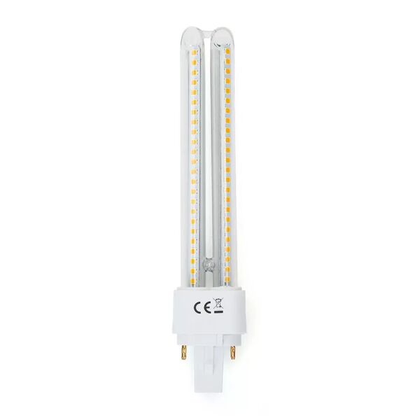 lampadina led g24d-3 (2 pin) pl-c 15w bianco caldo 3000k aigostar