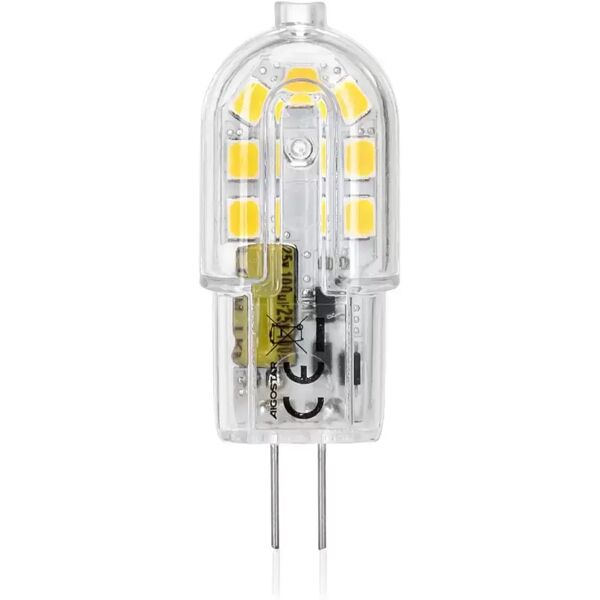 lampadina led g4 a capsula 1,7w smd trasparente bianco freddo 6500k aigostar