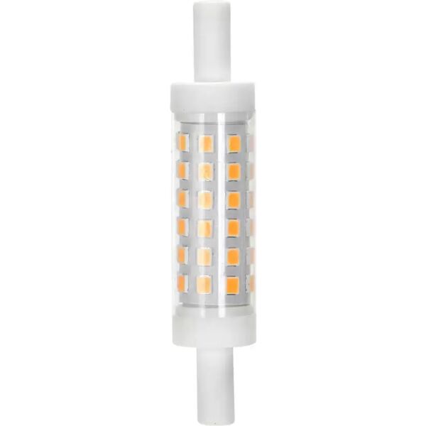 lampadina led r7s lineare 78mm 5w smd bianco caldo 3000k aigostar