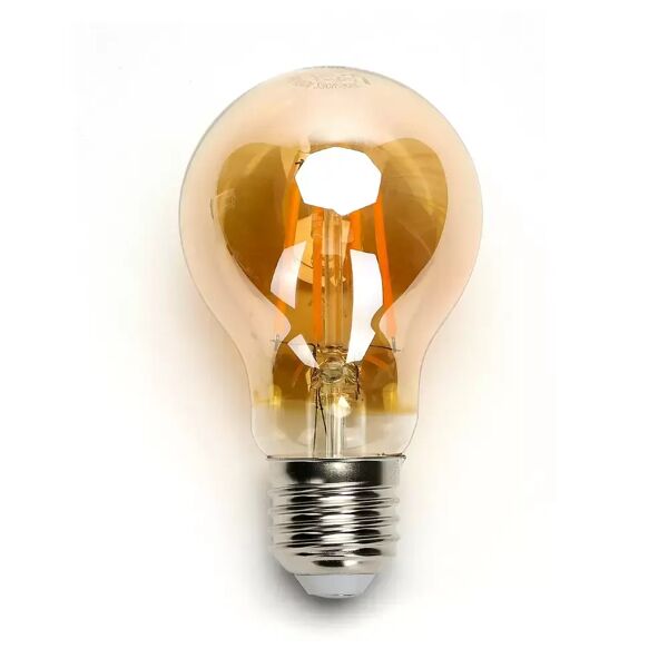 lampadina led vintage a filamento e27 a60 a bulbo 6w bianco caldo 2200k aigostar