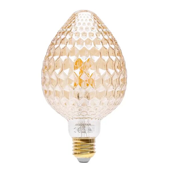 lampadina led fragola vintage a filamento e27 a 4w decorativa bianco caldo 1800k aigostar