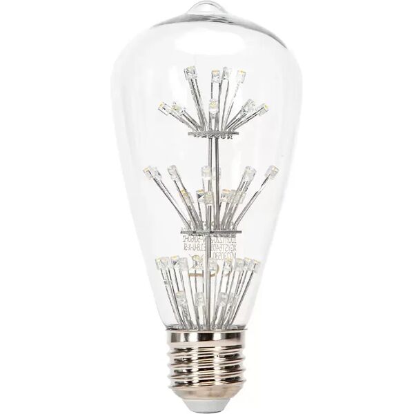 lampadina led fuochi d’artificio e27 st64 1,8w decorativa bianco caldo 1800k aigostar